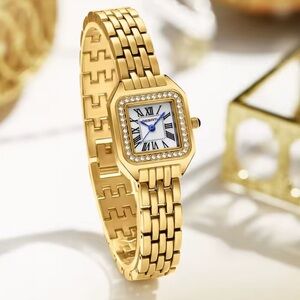 Panthere Classic Rectangle Stainless Steel Watch
Size adjustable